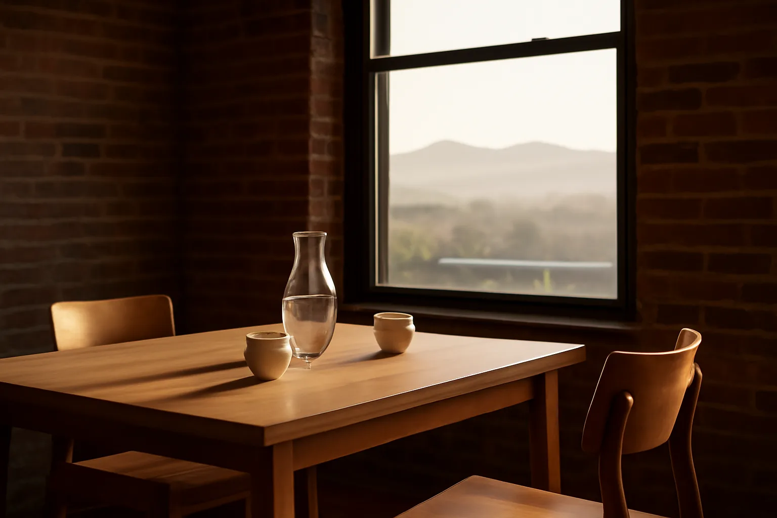 Denver loft table and chairs ready for a Colorado mediator session